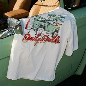 Daily Drills Bronco Beach Tee